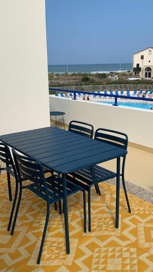 Bleu Marine Vue Ocean, 2 Chambres, Terrasse 30M2, Parking Privatif Et Piscine En Ete 라카노오세앙 외부 사진