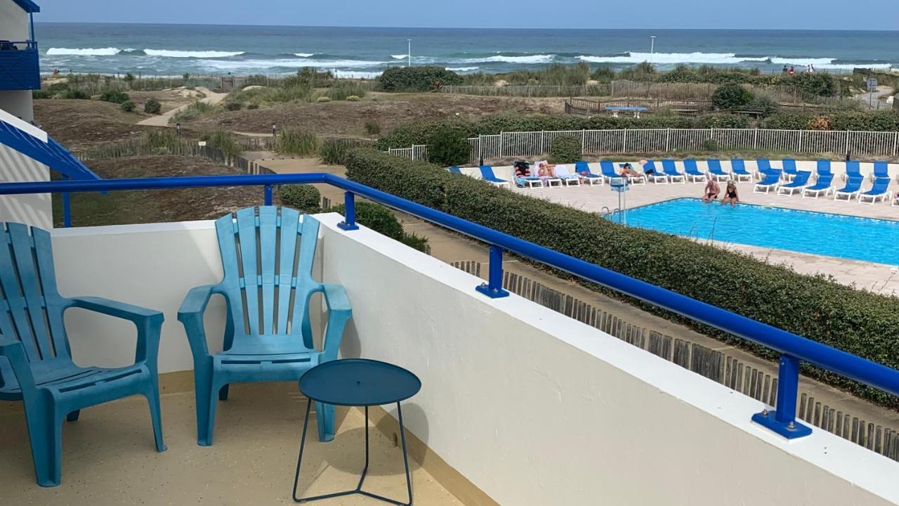 Bleu Marine Vue Ocean, 2 Chambres, Terrasse 30M2, Parking Privatif Et Piscine En Ete 라카노오세앙 외부 사진
